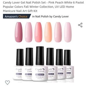Brand new set of 12 Candy Lover gel nail polish